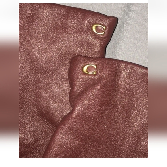 Coach Sheep Wool Lined Gloves - Picture 6 of 14